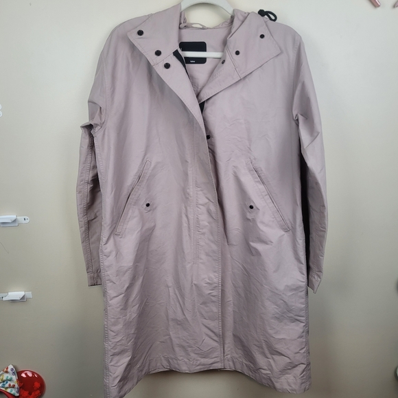 Everlane Taupe ReNew Anorak Trench Coat size S - Picture 1 of 8